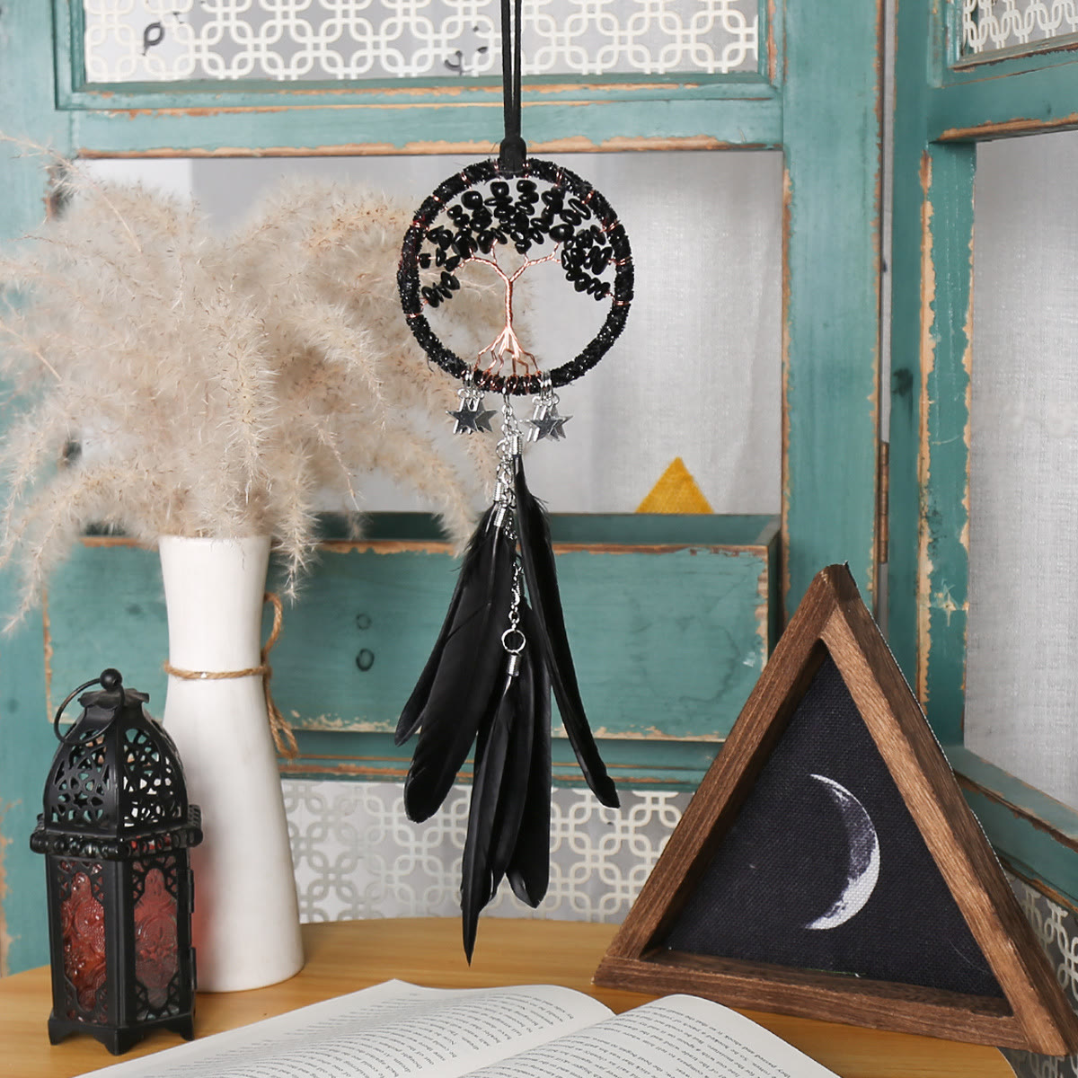 Hjemix | Frendorf Livets Tre Edle Steiner Drømmefanger Hengende Smykker