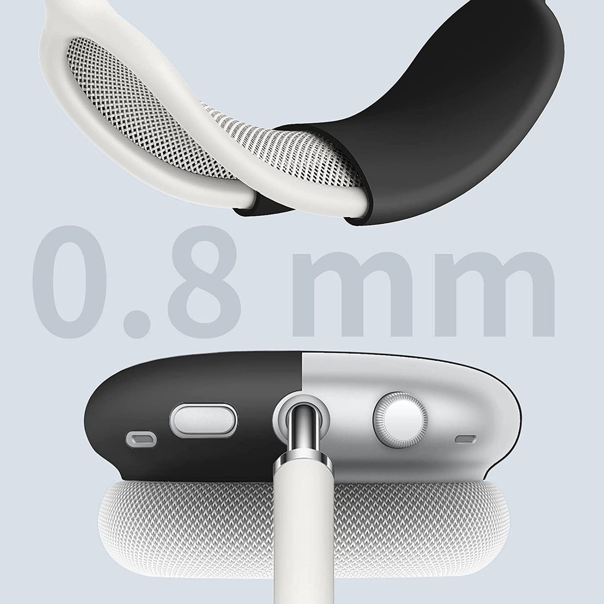 Hjemix | AirPods Max Hodetelefoner, Anti-Ripe Ørekoppdeksel