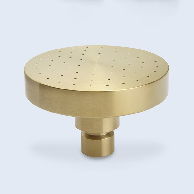 Hjemix | Rustfritt Stål Dusj Kombinasjon Rund Fast Dusjhode med Dusjarm