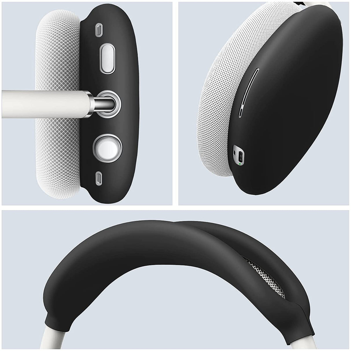 Hjemix | AirPods Max Hodetelefoner, Anti-Ripe Ørekoppdeksel