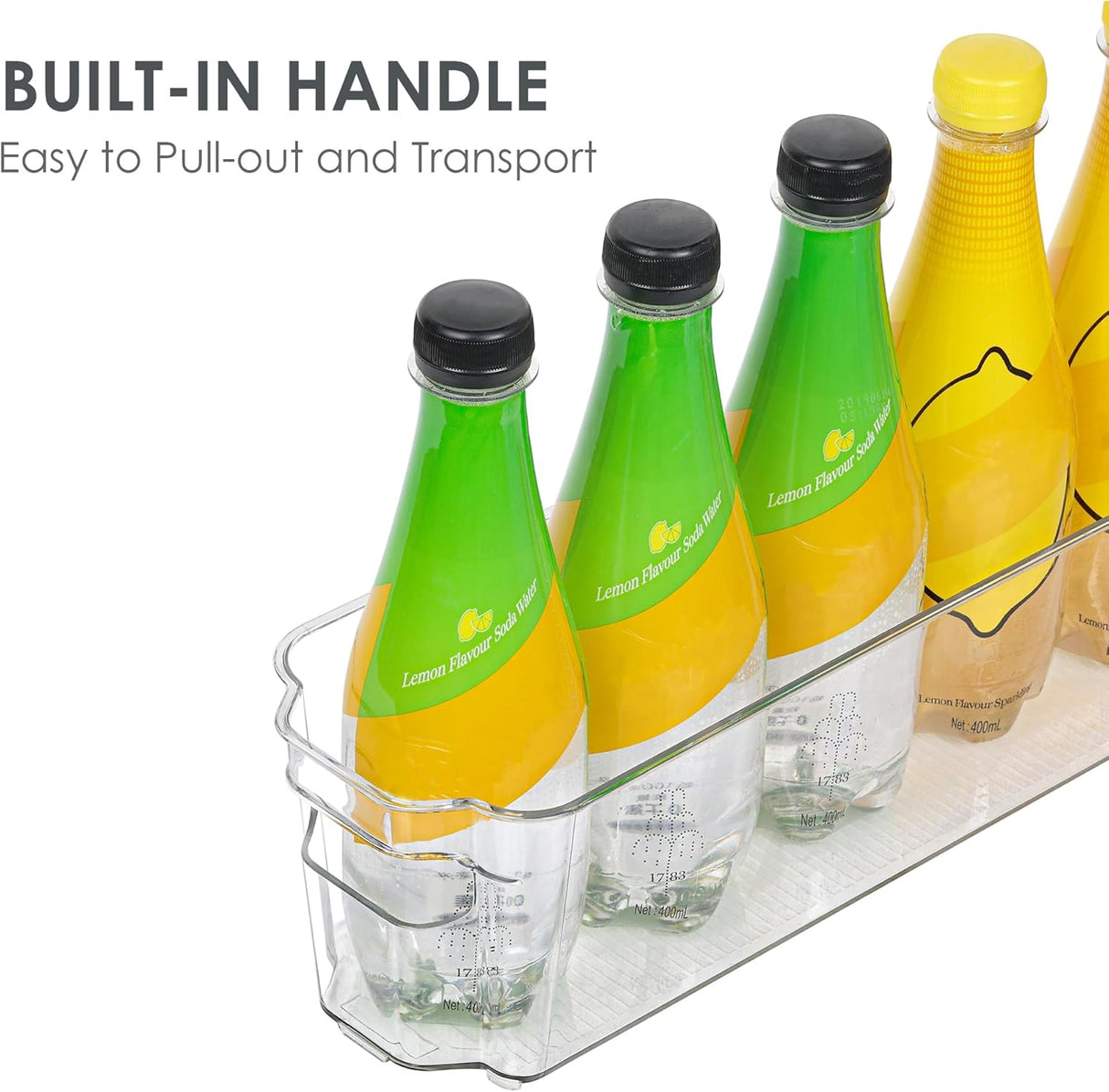 Hjemix | Gjennomsiktige Oppbevaringsbokser For Kjøleskap (4 Stykker) - Coolorganize