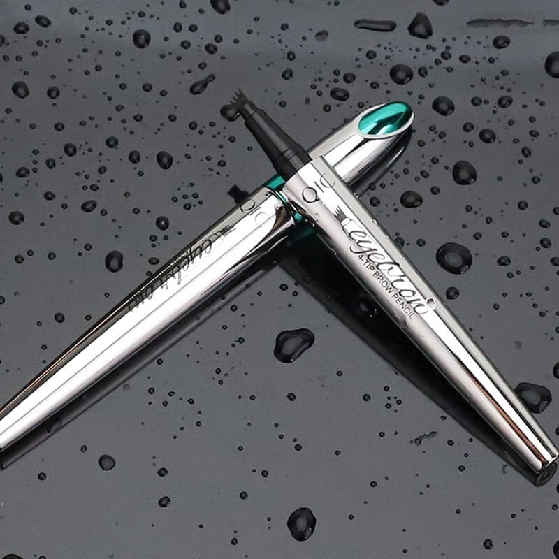 Hjemix | 3D Vanntett Microblading Brynpen 4 Gaffeltip Tatoveringsblyant