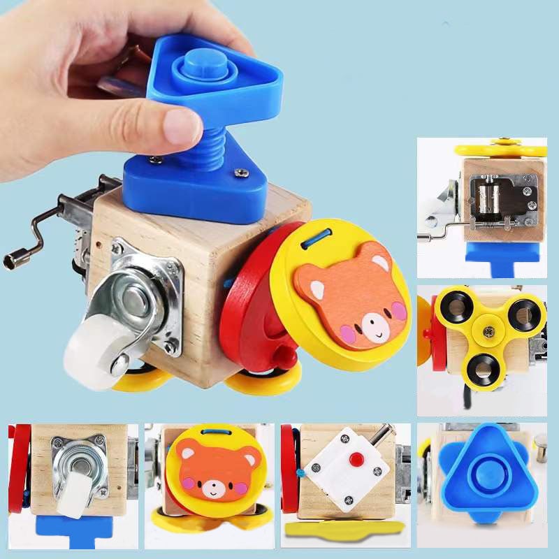 Hjemix | Barne Sensorisk Aktivitetstavle Reisetøy