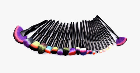 Hjemix | Midnight Rainbow Makeup Brush Set of 22 - Legg til et sprut av farge til sminkebordet ditt