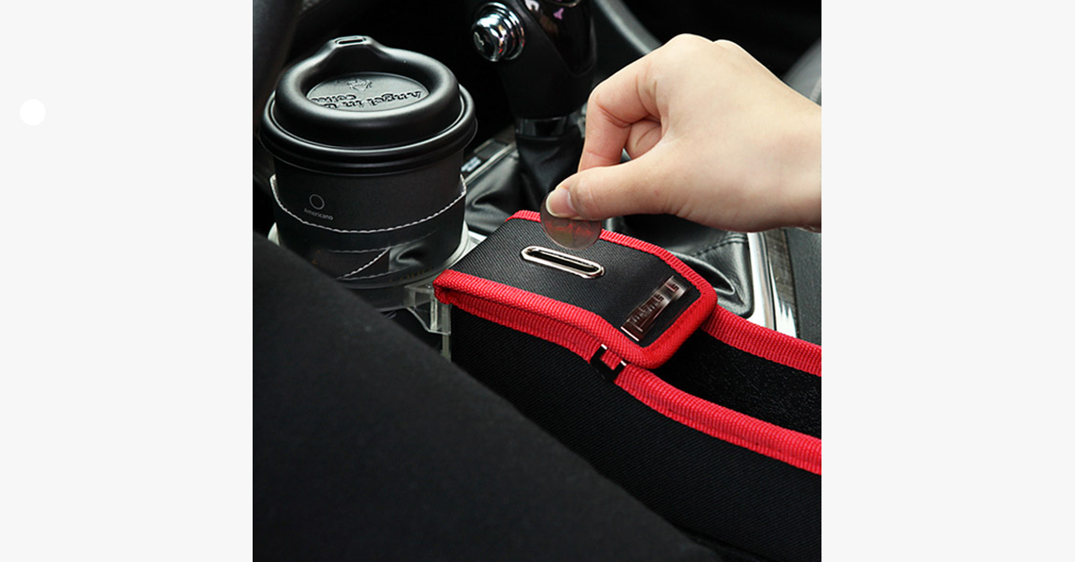 Hjemix | Posh og Trendy Slot Oppbevaringsboks for Bilsete