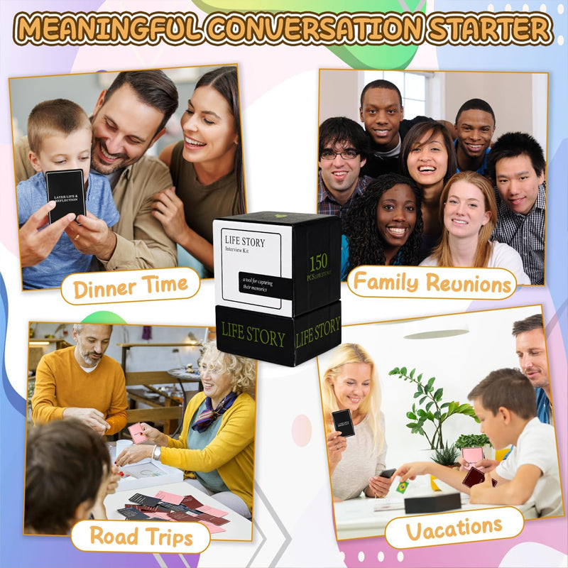 Hjemix | Livshistorie Intervjukkort Sett