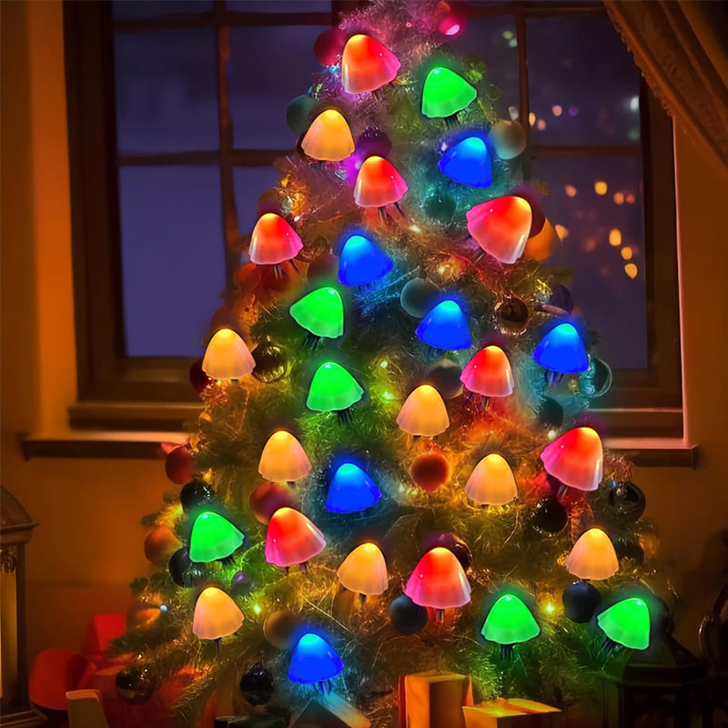 Hjemix | LED Solcelle Lyskjede Bakke Stake Sopplamper