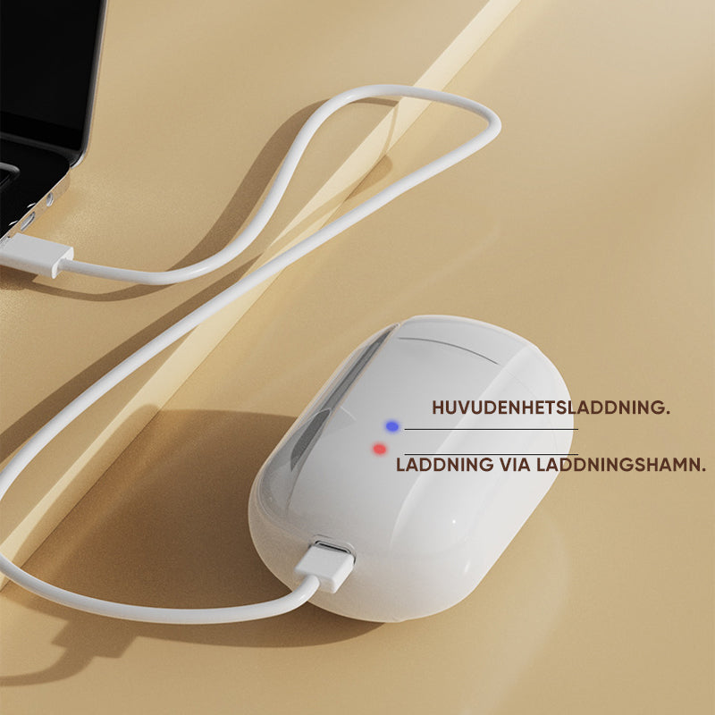 Hjemix | Relaxify Bærbar Håndmassasjer | Trådløs & Kompakt | Dyp Massasje på Farten