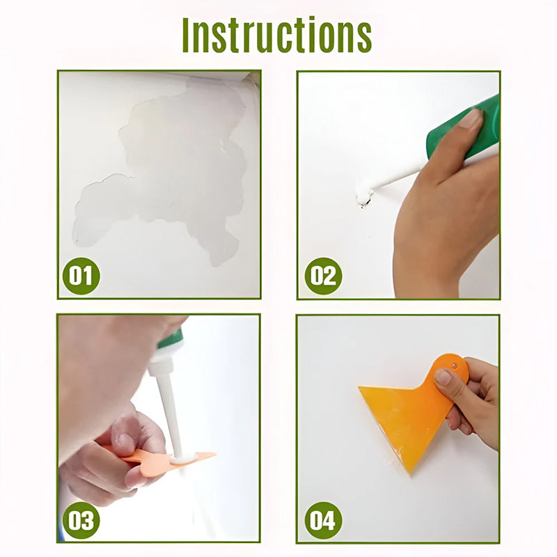 Hjemix | Veggreparasjonsmørtel reparasjonslim