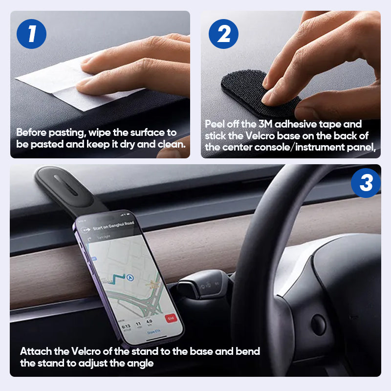 Hjemix | Sammenleggbar telefonholder med sterk magnet