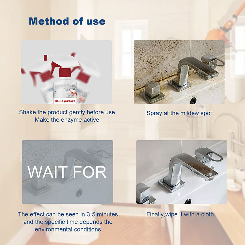 Hjemix | Mold Cleaner Foam Mold Deodorant Decontamination Hurtigvirkende Spray