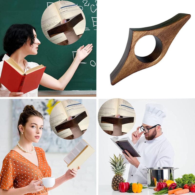 Hjemix | Bokleseverktøy laget av massivt tre