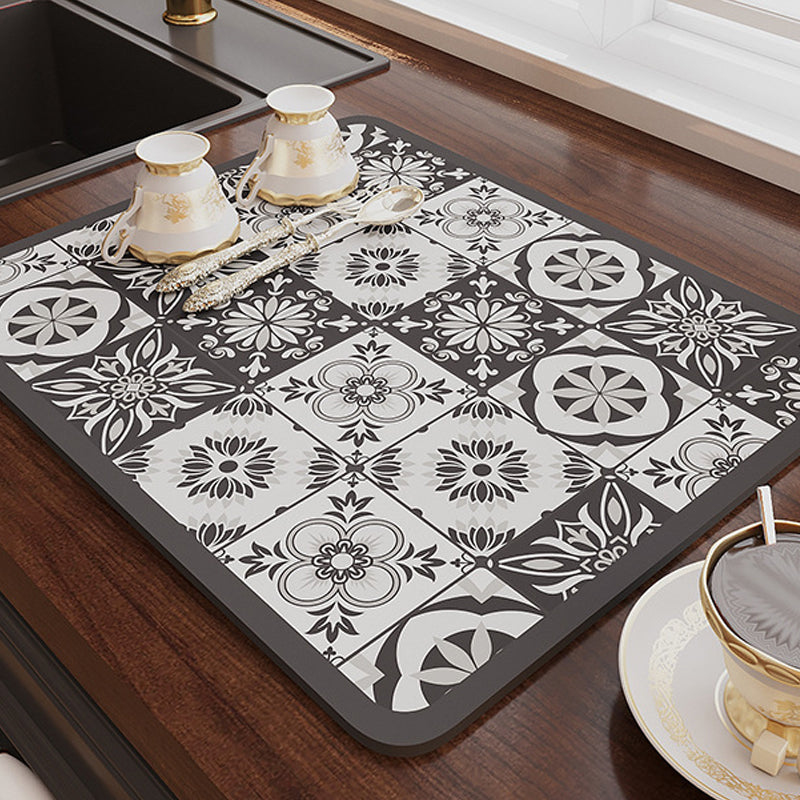 Hjemix | Retro Hurtigtørkende Vanntett Matte for Kjøkken-Bar-benkeplater