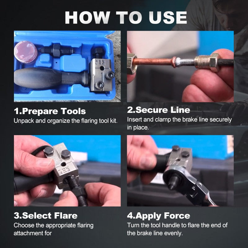 Hjemix | Universalt verktøy for flanging av bremserør til biler