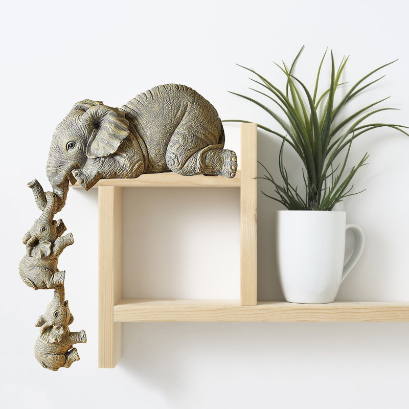 Hjemix | Forelder-Barn Elefant Dekorasjon