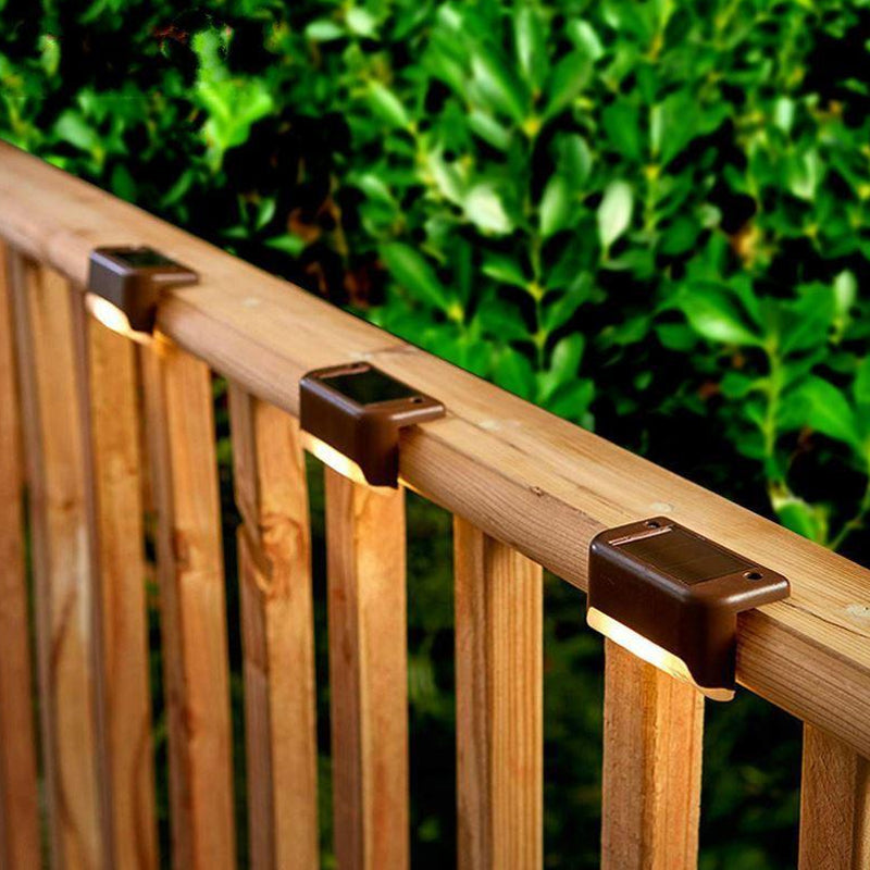 Hjemix | Solar utendørs trappebelysning (4PCS)