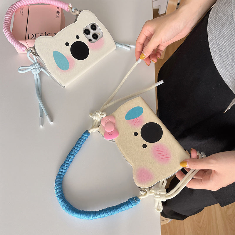 Hjemix | Insta-Style Cartoon Westie Flip-Phone Case