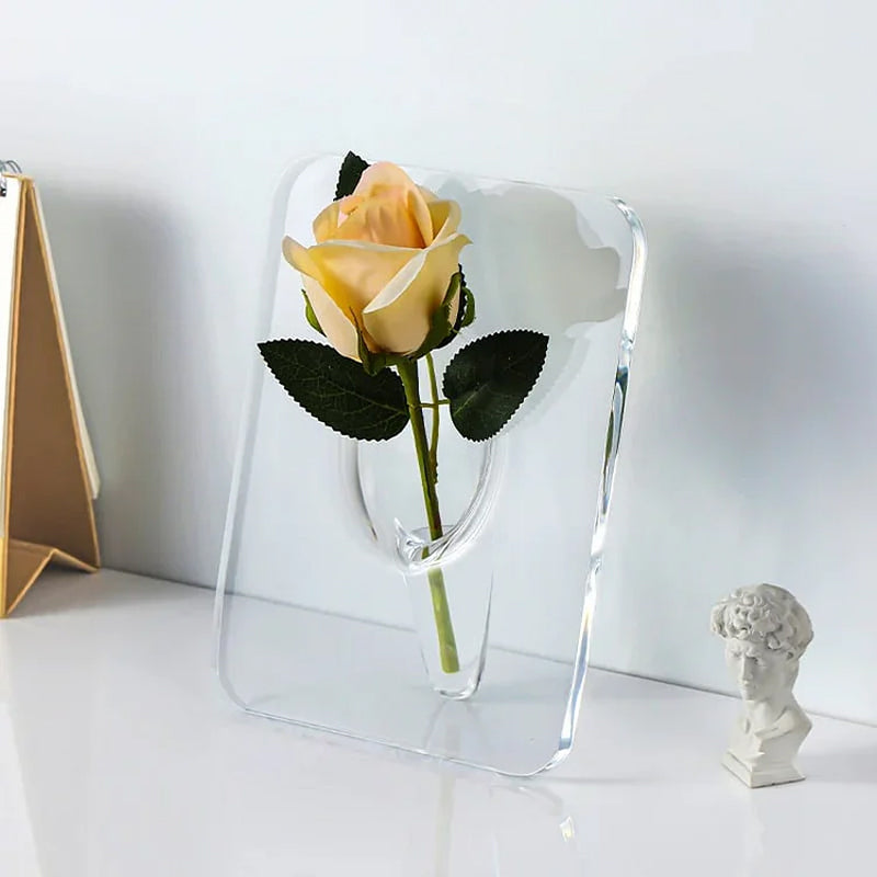 Hjemix | Bilde Ramme Vase Skrivebord Blomst Arrangement Ornament