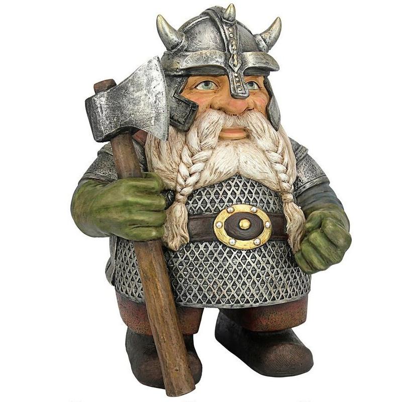 Hjemix | Viking Victor Norrøn Dverg Gnomestatuett