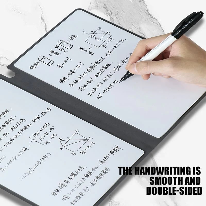 Hjemix | Smart Gjenbrukbart Lær Notatbok