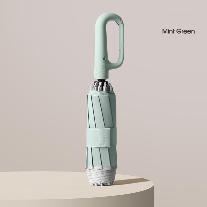 Hjemix | Ring spenne paraply, Reflekterende sikkerhetsstripe, Solid vindbestandig, Reiseportabel