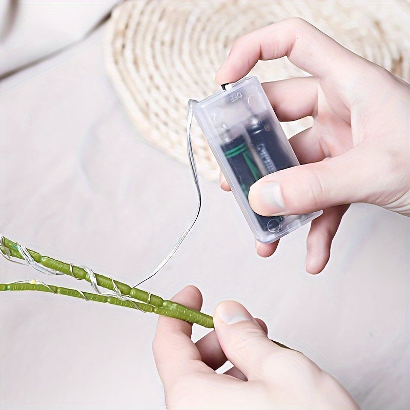 Hjemix | Belyst Oliventre LED Lampe – Moderne Dekor for Festlige Anledninger, Bryllup, Bursdager og Feststemning, Ideell for Spisebord, Skap eller Kafé Dekor