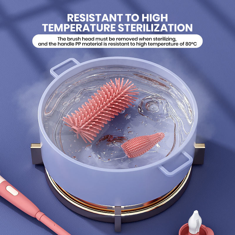 Hjemix | Mattrygg flaske rengjøringsbørste for babyer