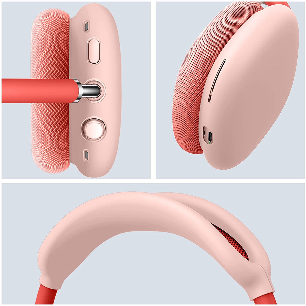 Hjemix | AirPods Max Hodetelefoner, Anti-Ripe Ørekoppdeksel