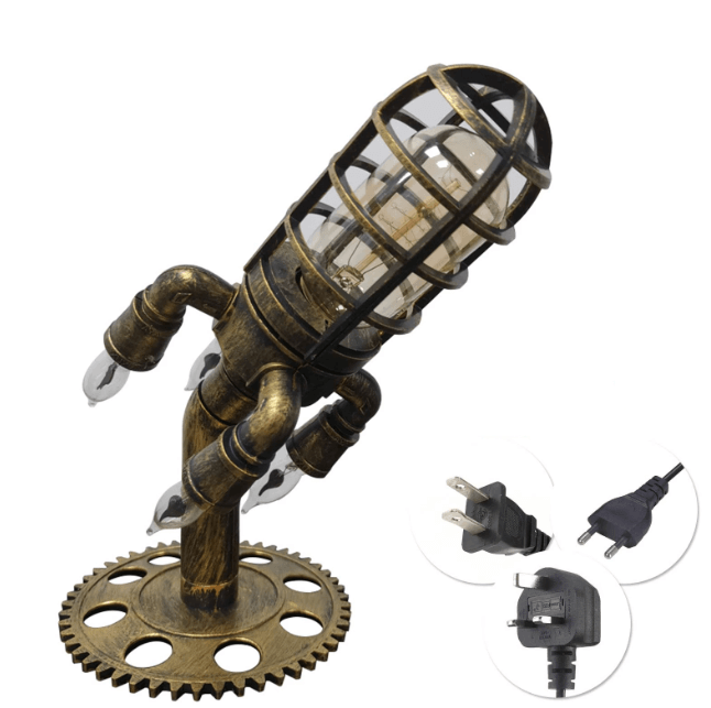 Hjemix | VINTAGE STEAMPUNK ROCKLAMPE