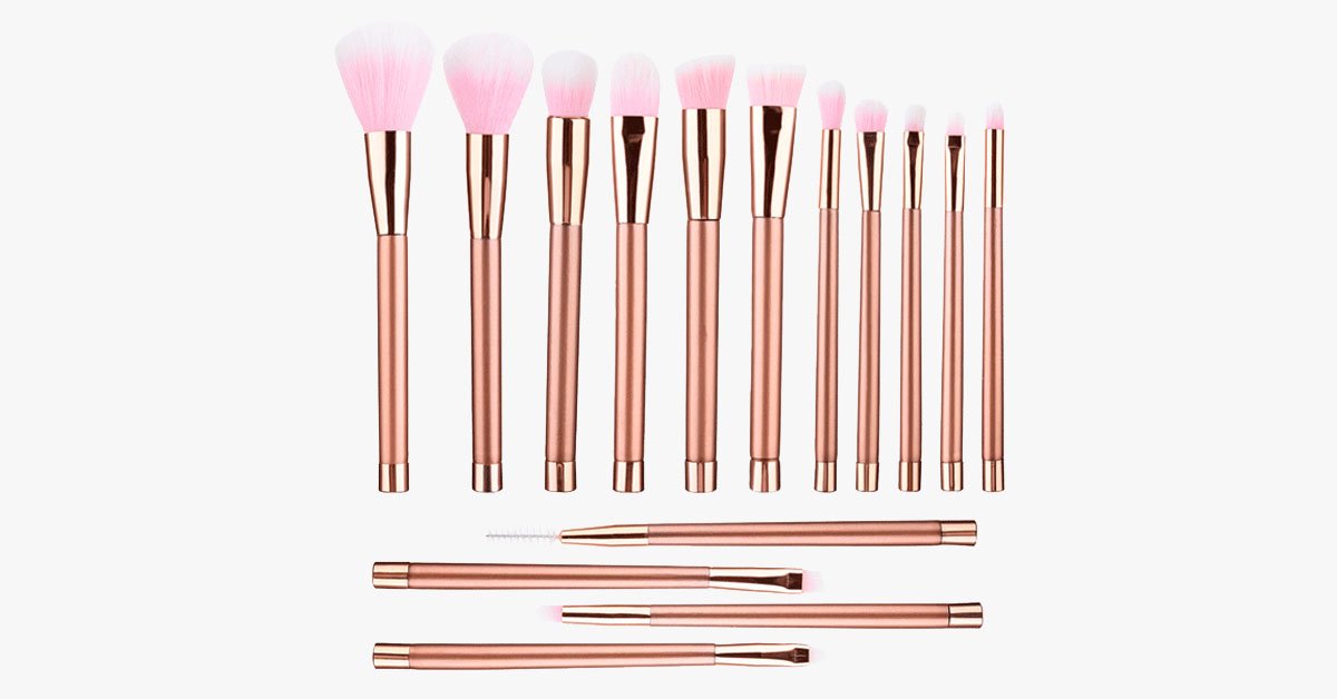 Hjemix | Rose Glamour Børstesett