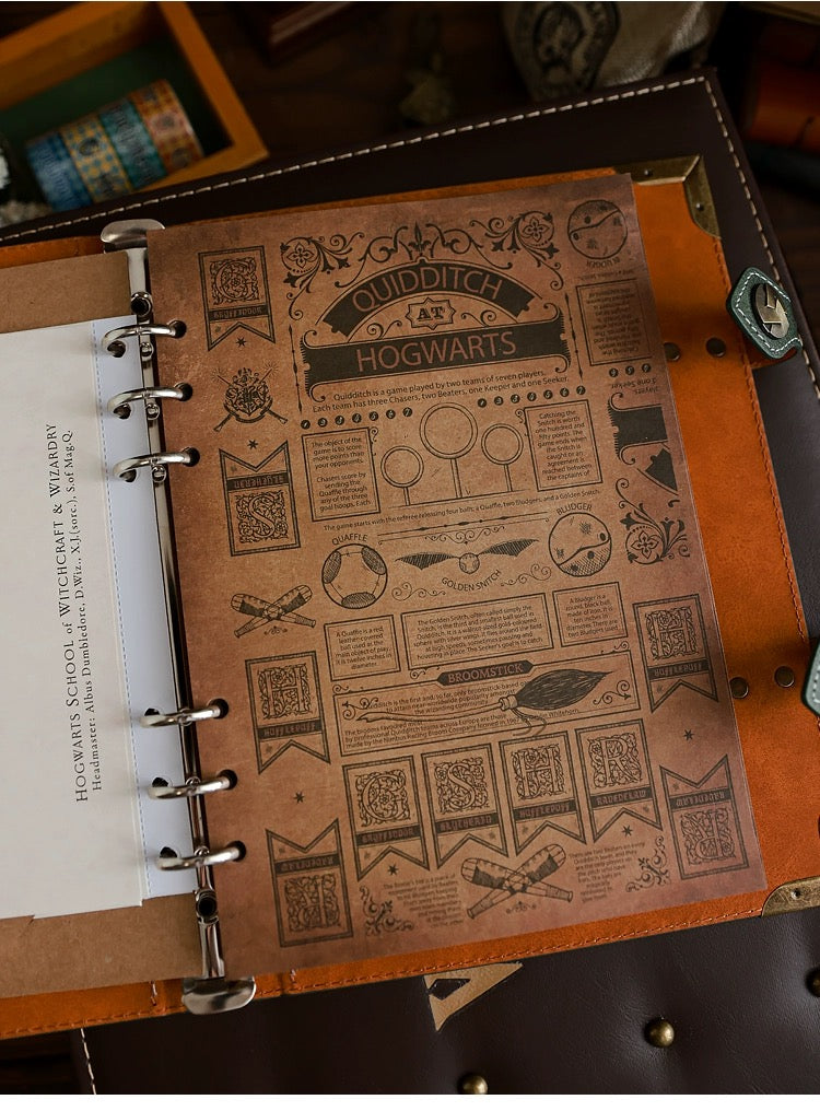 Hjemix | Hogwarts håndbok notatbok grimoire