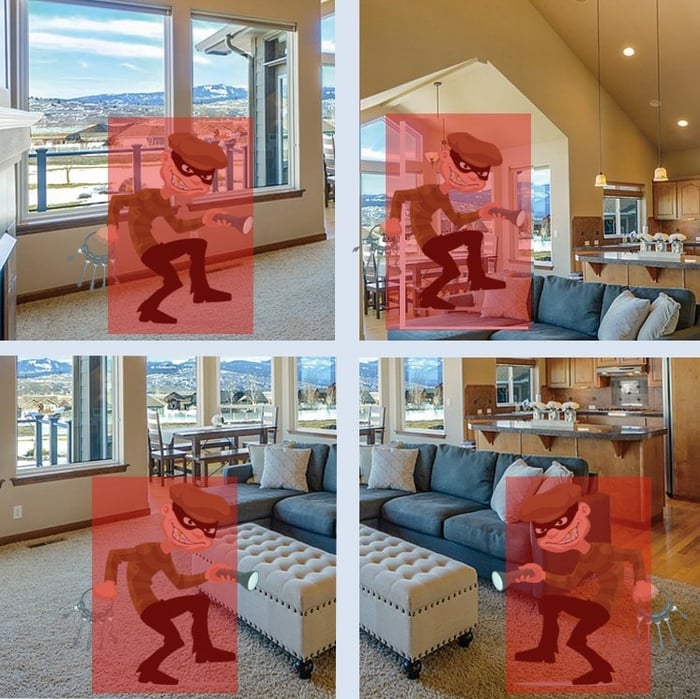 Hjemix | Trådløs Wifi-lyspære kamera Sikkerhetskamera