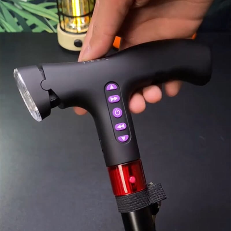 Hjemix | Smart Gåstokk Med Automatisk Alarm Når Eldre Faller Nede