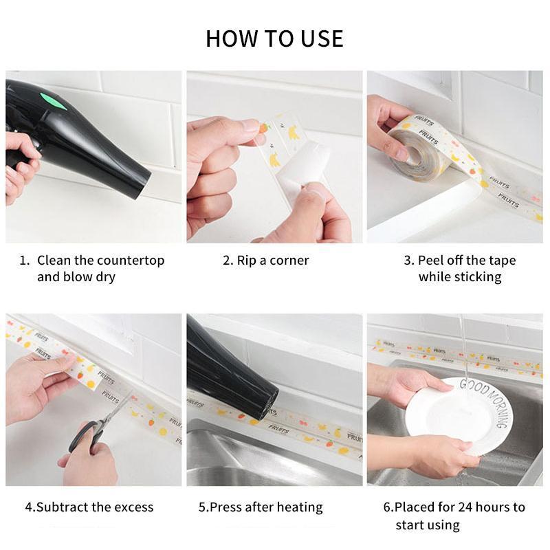 Hjemix | Kjøkken vanntett muggbånd