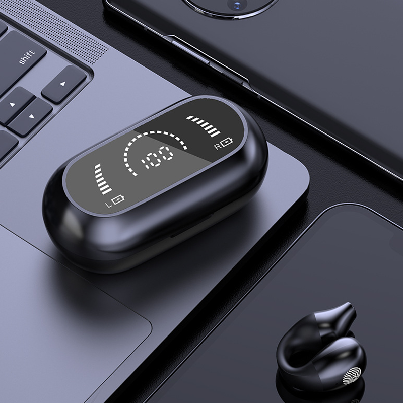 Hjemix | Trådløs øreklipp benledning hodetelefoner