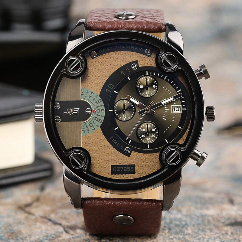 Hjemix | Men’s Fashion Stor Ur Stil Stål Armbånd Klokke