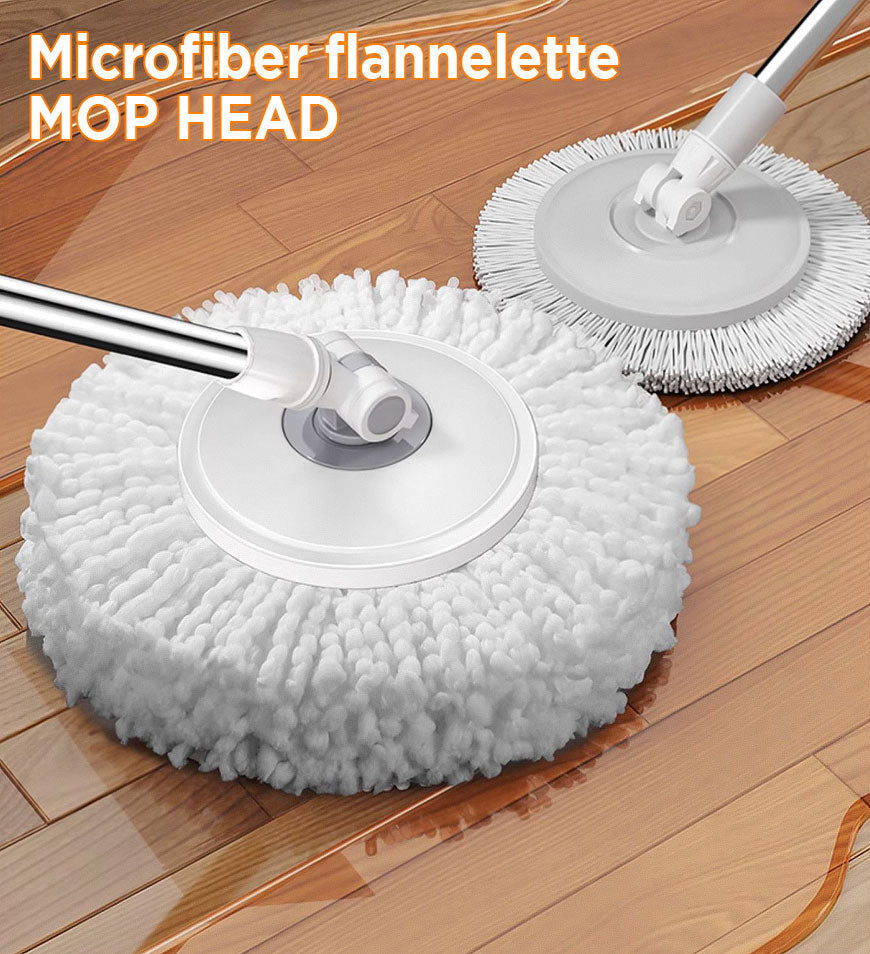 Hjemix | 360° Roterbar Mopp og Bøtte Sett med Vrangsystem F63