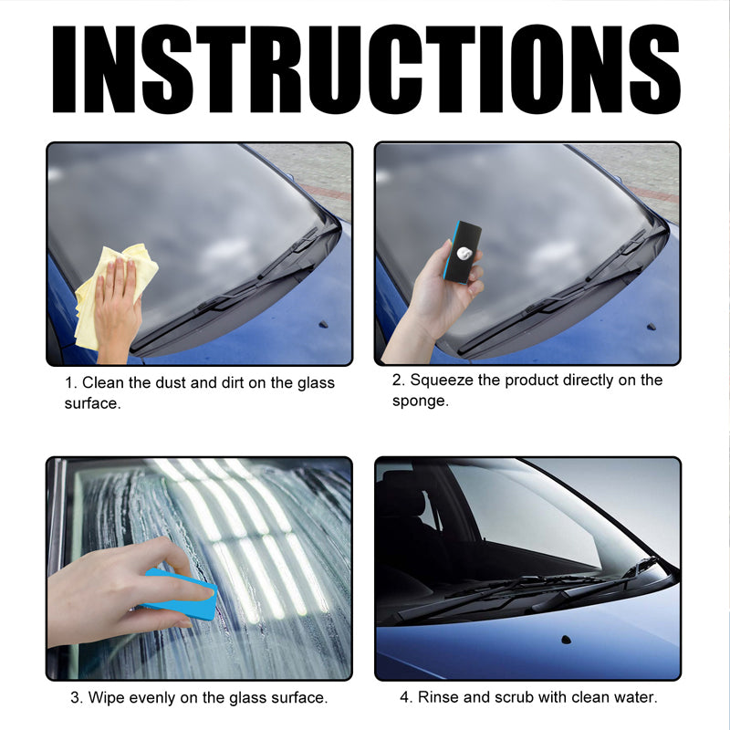 Hjemix | Automotiv Glass Olje Film Rengjøring