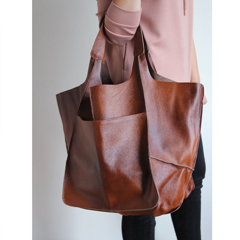 Hjemix | Oversized skinn helgevotter til kvinner