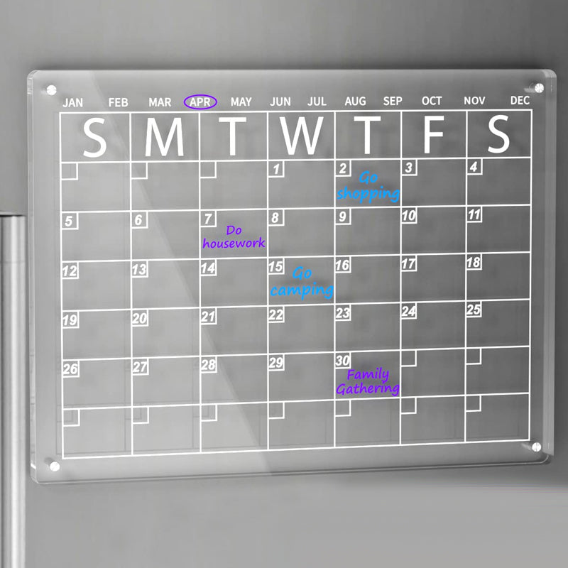 Hjemix | Magnetisk Akryl Kalender