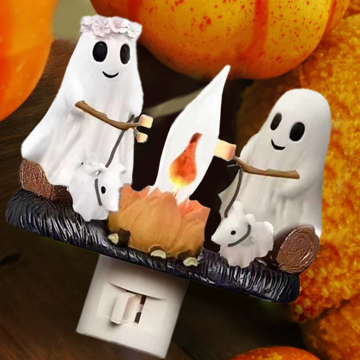 Hjemix | 👻 Spøkelseshbål med flakkende nattlys 🎃 ❤️🔥