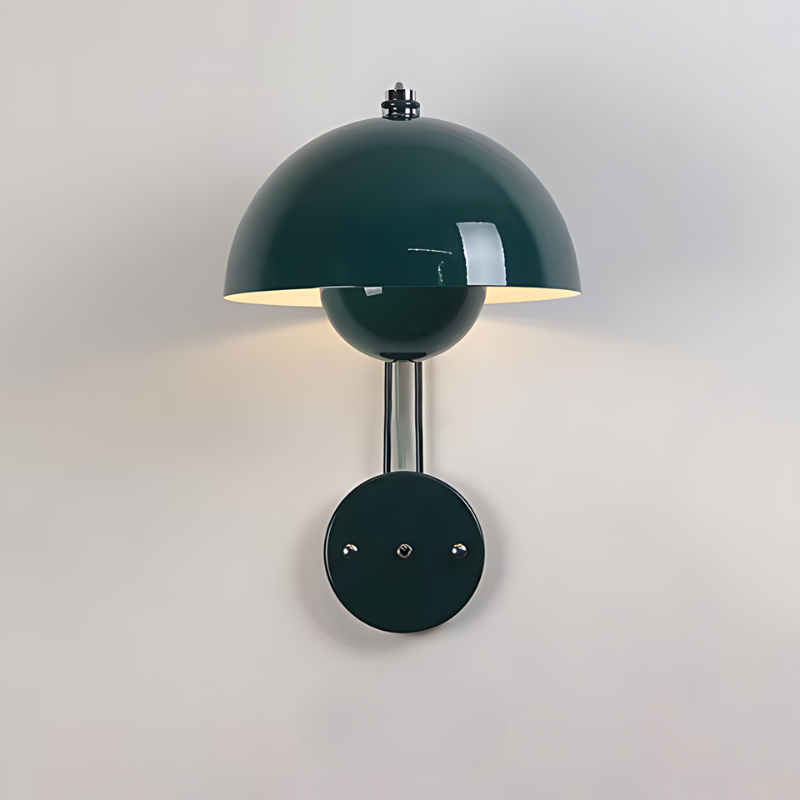 Hjemix | GloomLamp | Moderne blank metall LED vegglampe
