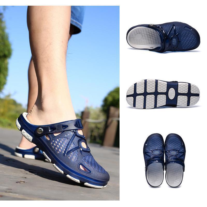 Hjemix | Herres Strand Sandaler Pustende Mesh Strand Slippers