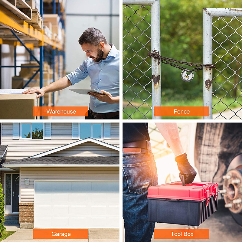 Hjemix | Rustfritt Stål Mini Rund Lås