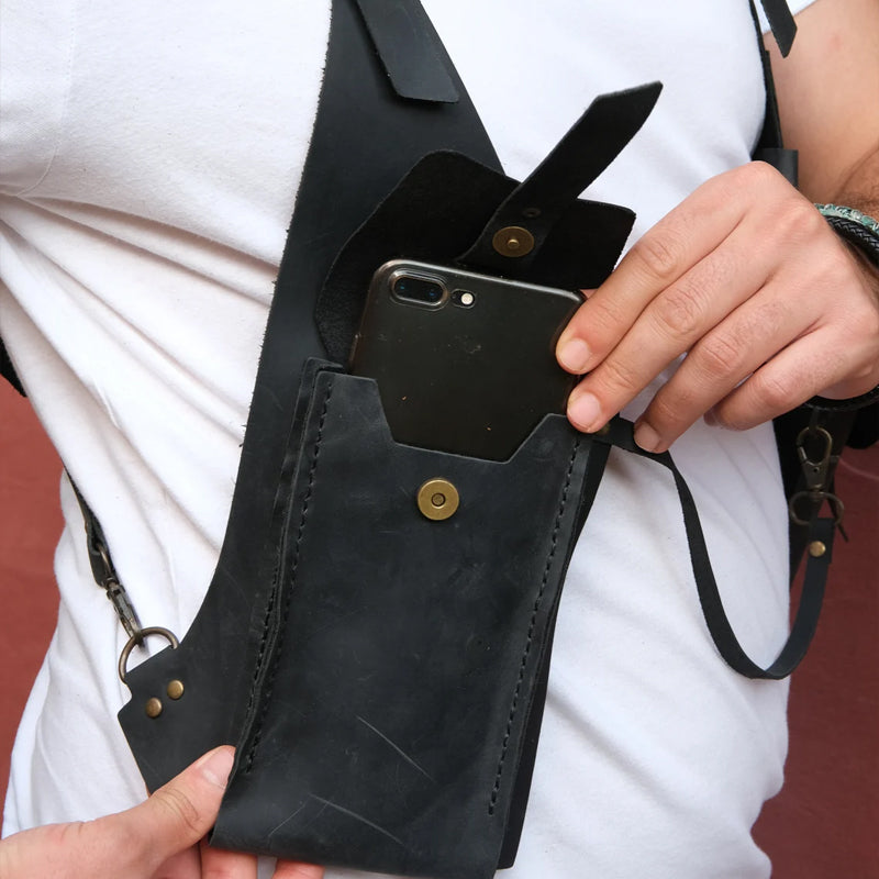 Hjemix | Medieval Steampunk Retro Skulderveske med Skulderrem