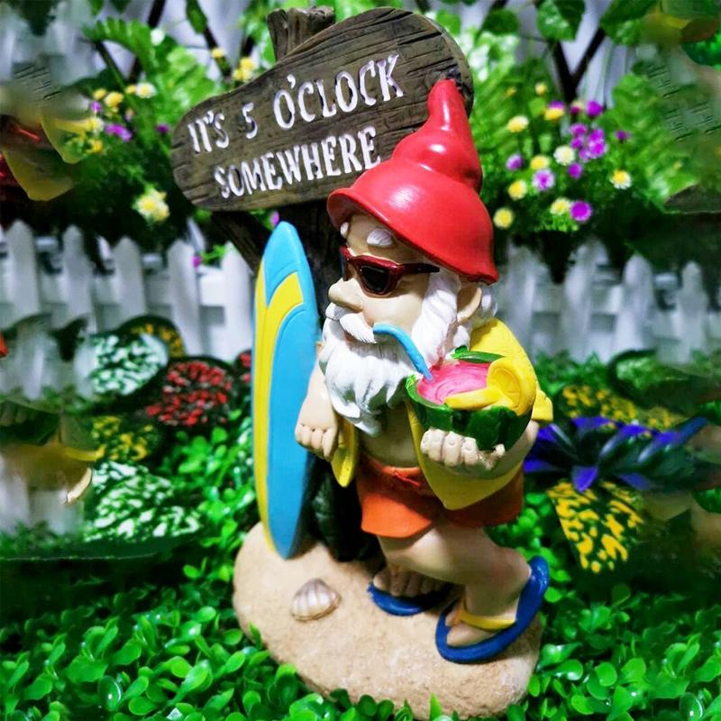 Hjemix | Harpiks Gnomeskulptur Ornament