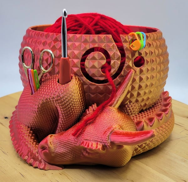 Hjemix | Stor Fantasi Drage og Egg Fantasi Bolle Strikking eller Hekling Bolle