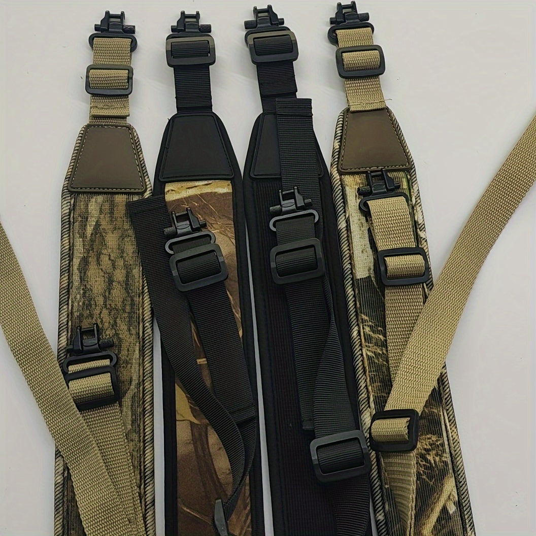 Hjemix | Camo To-Punkts-Rem med hurtigspenner – Robust skulderrem for utendørs eventyr – Komfortabel, allterreng med sømløs lengdejustering