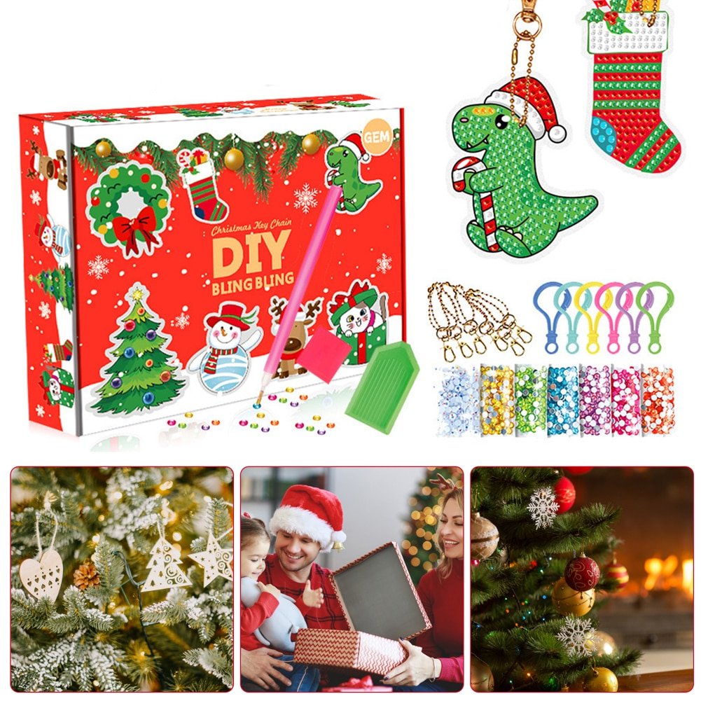 Hjemix | 5D Jul DIY Diamantmalingssett