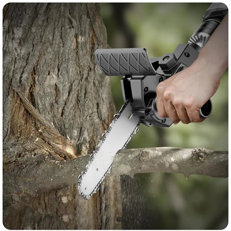 Hjemix | ELEKTRISK BOREMASKIN MODIFISERT TIL ELEKTRISK KJEDESAG BORETILBEHØR